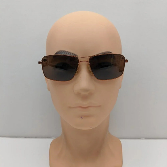 🕶️Sungear SG930 Matte Brown Rectangular Aviator Sunglasses 58/16-135 /JLG633🕶️ - Picture 7 of 8